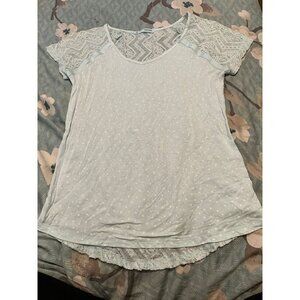 6 FOR $15 Maurice’s small polka dot top see through back